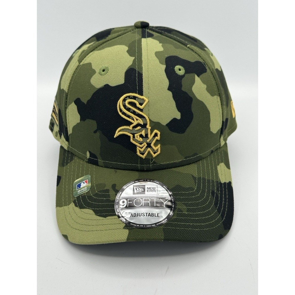 New Era Chicago White Sox 2022 Armed Forces Day Camo 9Forty Snapback Adjustable